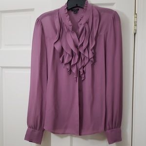 100% silk classic blouse in stunning color